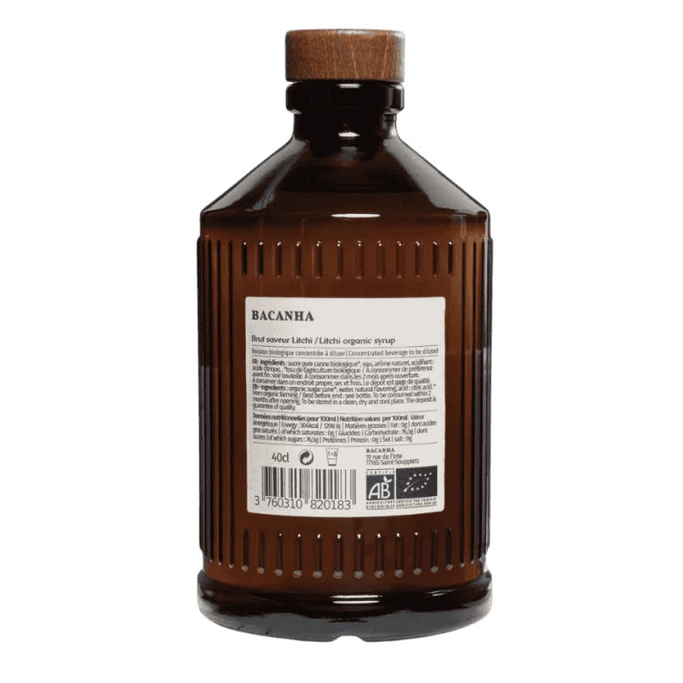 Bacanha syrop o smaku litchi 400 ml | CoffeeLove