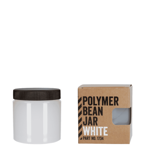 Comandante Polymer-Glass Bean Jar White 40g biały