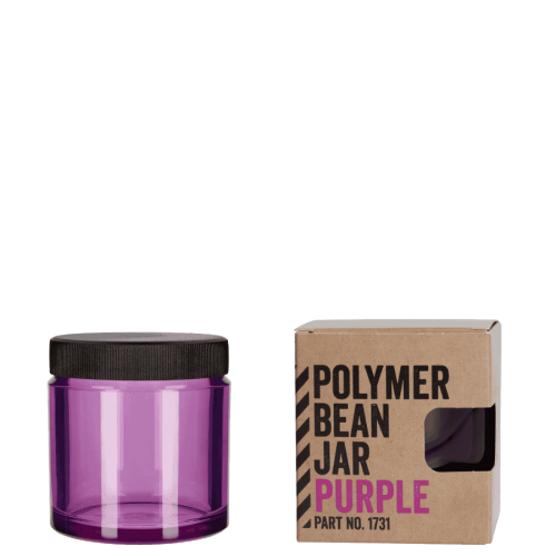 Comandante Polymer-Glass Bean Jar 40g purple | CoffeeLove