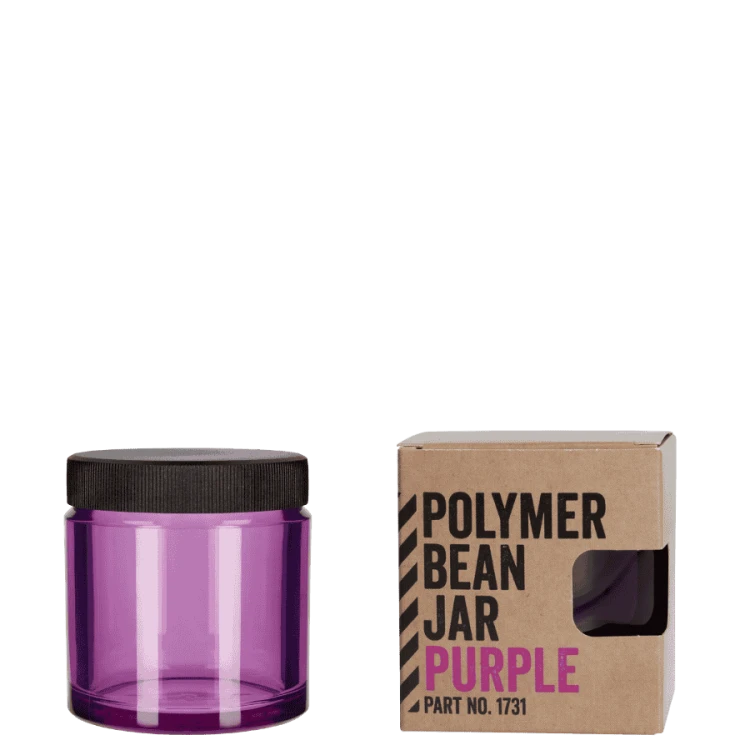 Comandante Polymer-Glass Bean Jar 40g purple | CoffeeLove