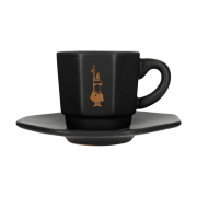 Bialetti Zestaw 4 czarnych filiżanek | CoffeeLove