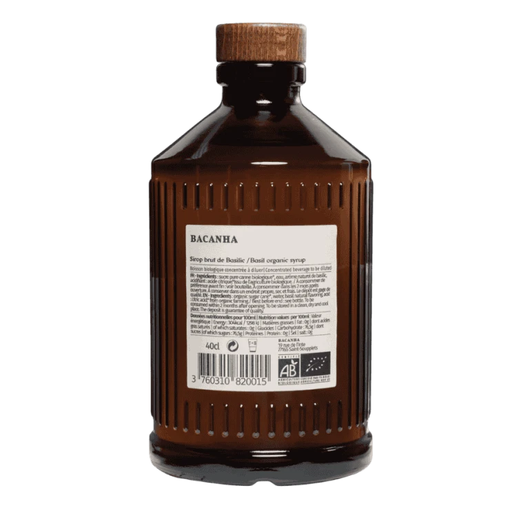 Bacanha syrop o smaku bazyliowym 400 ml | CoffeeLove