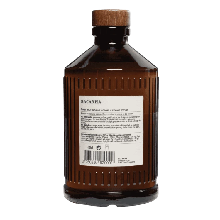 Bacanha syrop o smaku ciasteczkowym 400 ml | CoffeeLove