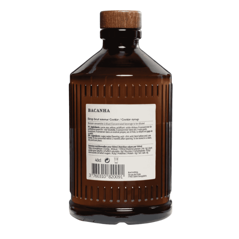 Bacanha syrop o smaku ciasteczkowym 400 ml | CoffeeLove