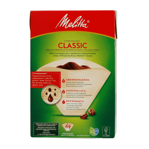 Melitta Papierowe filtry do kawy 1x4 Classic 80 sztuk | CoffeeLove