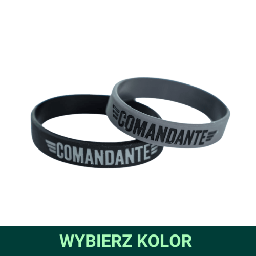 Comandante Wrist Band silikonowa opaska | wybierz kolor
