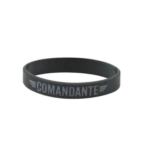 Comandante Wrist Band - silikonowa opaska (czarna)