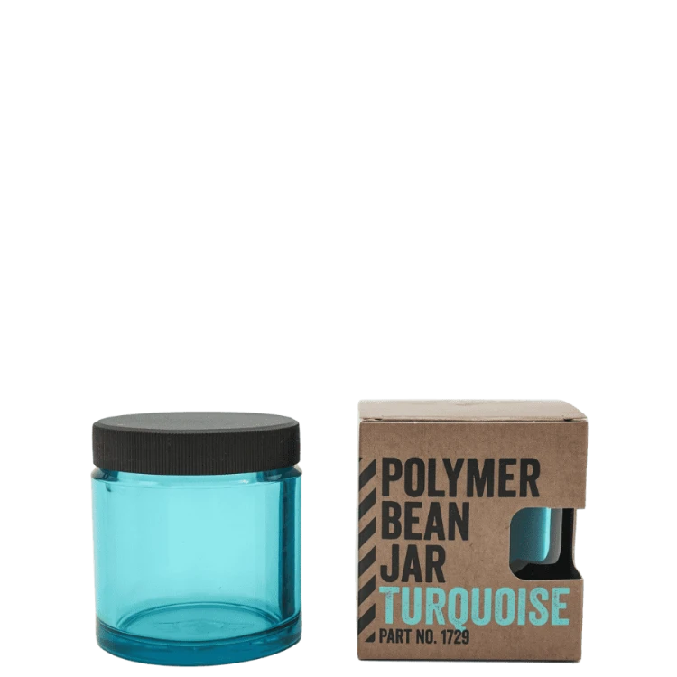 Comandante Polymer-Glass Bean Jar 40g turkusowy | CoffeeLove