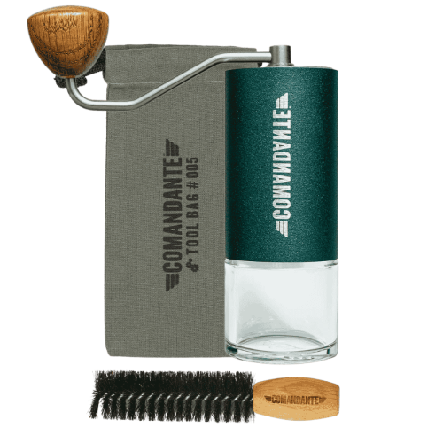 zestaw Comandante C40 MK4 Racing Green | CoffeeLove