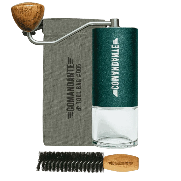 zestaw Comandante C40 MK4 Racing Green | CoffeeLove