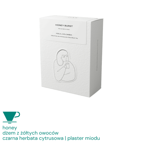 DAK Kolumbia Honey Burst filter 200 g | CoffeeLove
