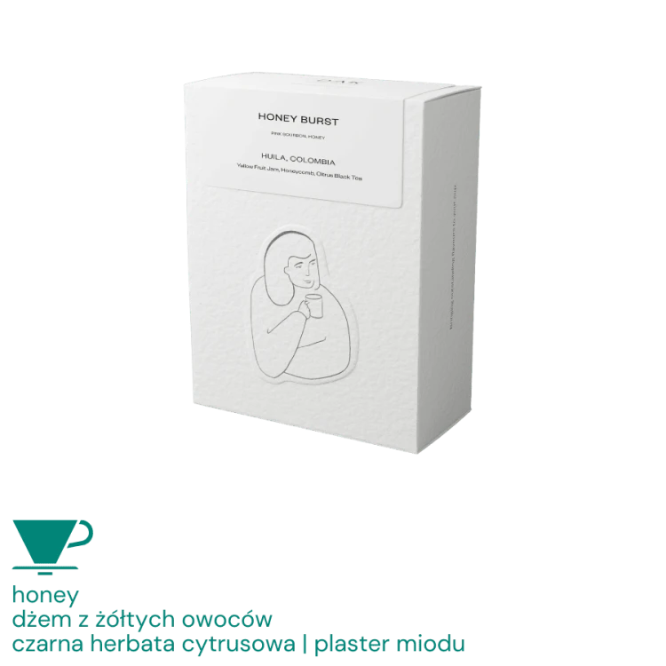 DAK Kolumbia Honey Burst filter 200 g | CoffeeLove