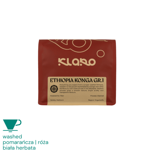 Klaro Etiopia Konga Gr.1 filter 250 g | CoffeeLove