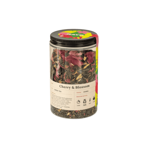 HAYB Cherry & Blossom zielona herbata sypana liściasta 70 g | CoffeeLove