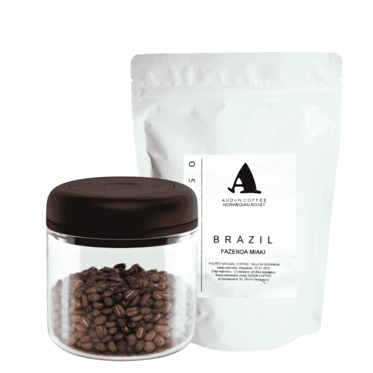Fellow Atmos szklany 0,7 i Audun Brazylia Miaki 250 g | CoffeeLove