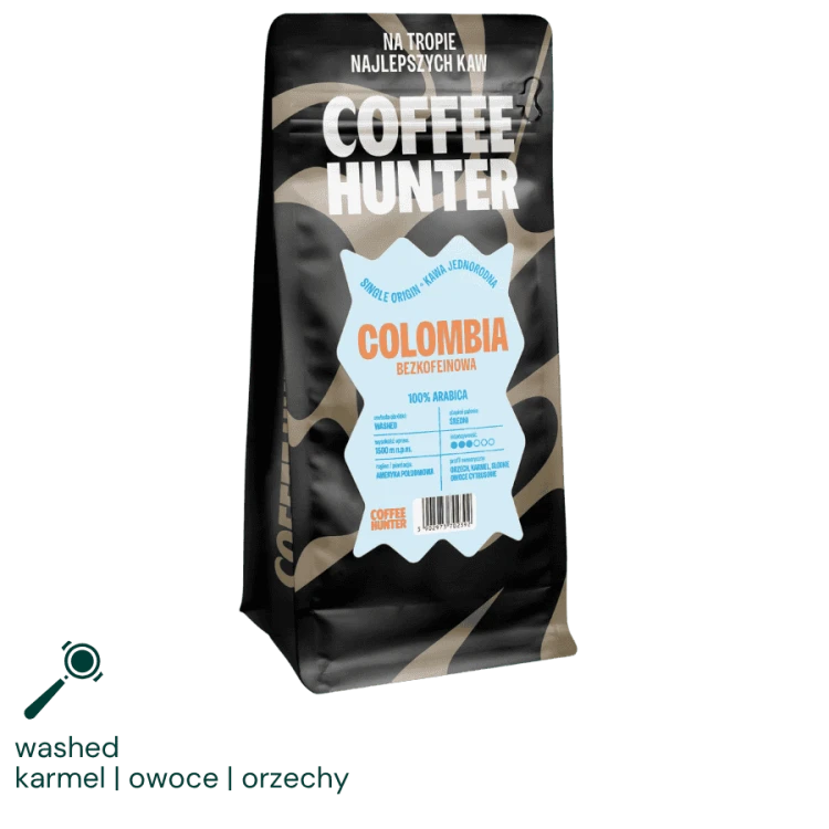 Coffee Hunter Colombia bezkofeinowa 1 kg | CoffeeLove