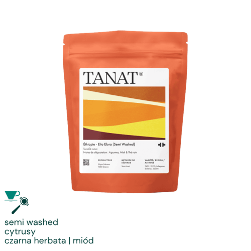 Tanat Coffee Etiopia Elto Elora [Semi Washed] omniroast 200 g | CoffeeLove