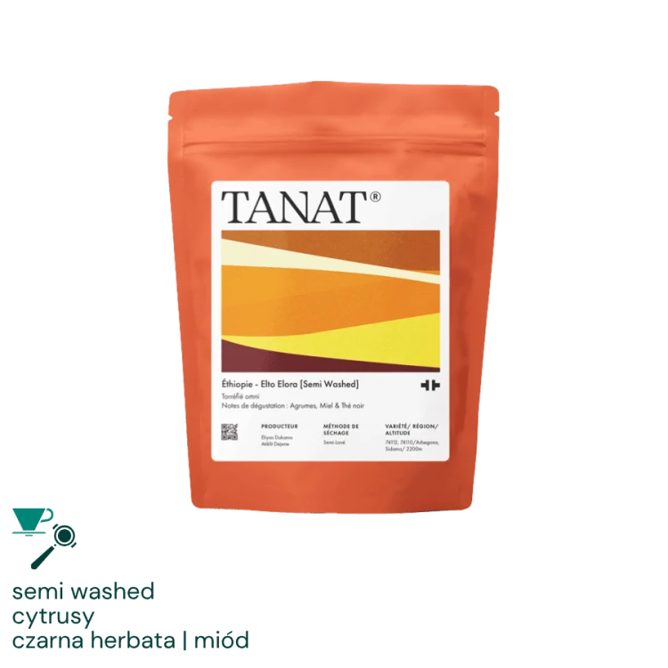 Tanat Coffee Etiopia Elto Elora [Semi Washed] omniroast 200 g | CoffeeLove
