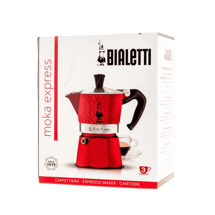 Bialetti Moka Express czerwona 6TZ | CoffeeLove