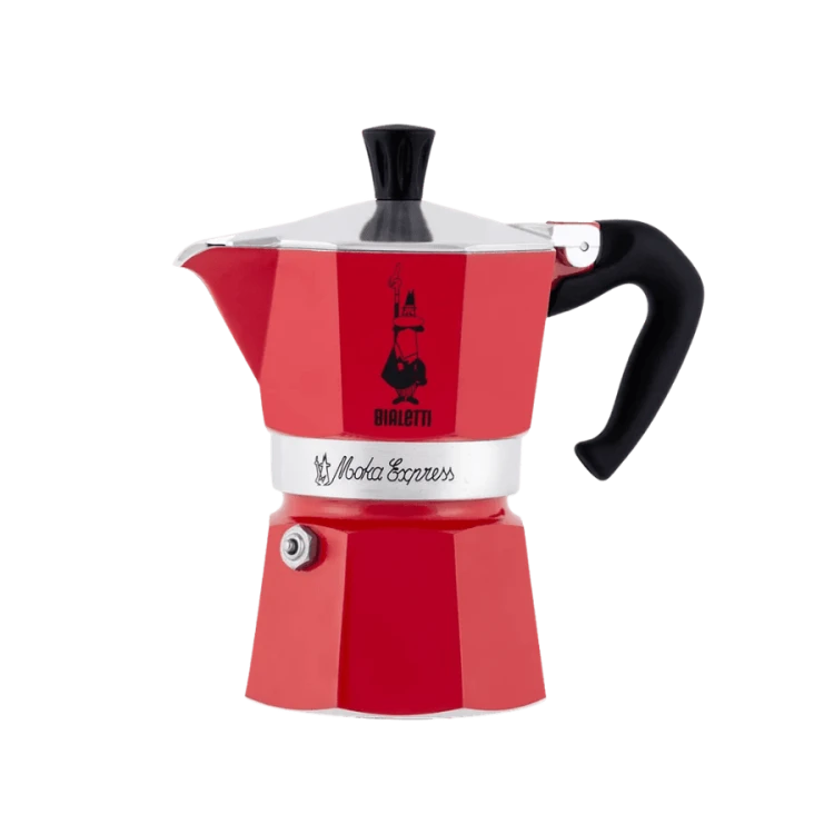 Bialetti Moka Express czerwona | CoffeeLove