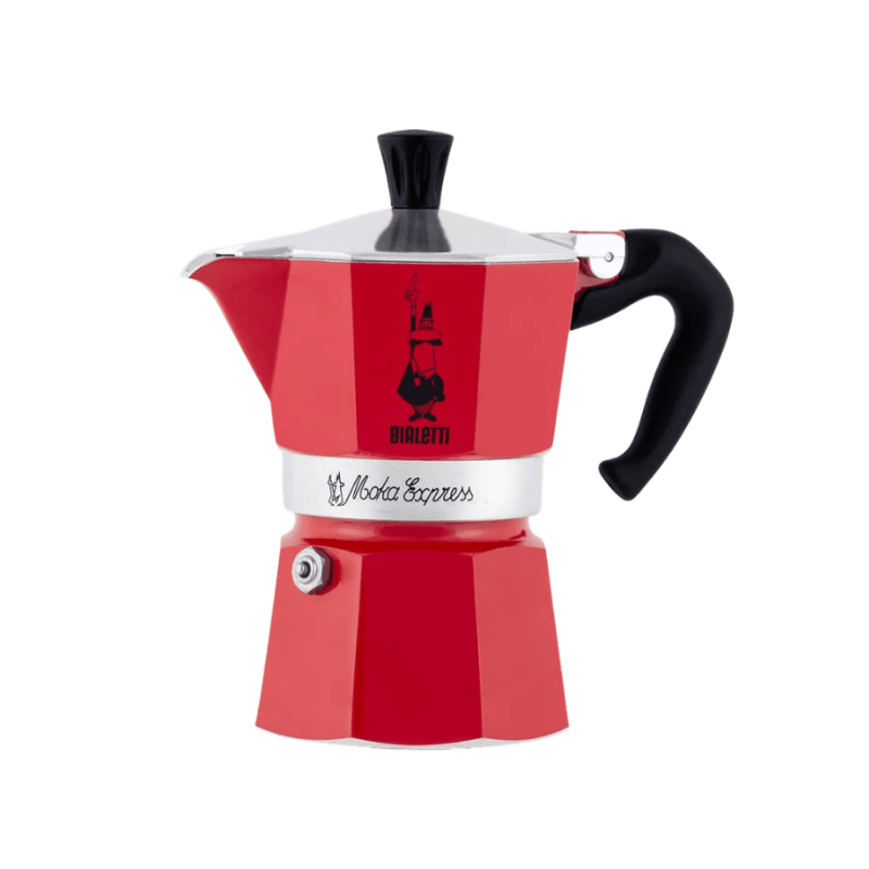 Bialetti Moka Express czerwona | CoffeeLove