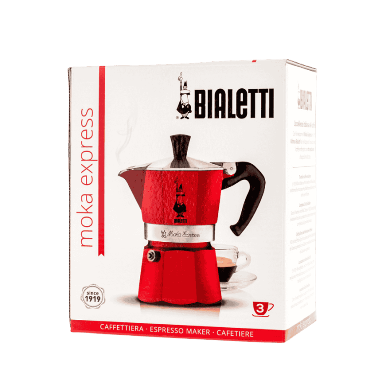 Bialetti Moka Express czerwona 1TZ | CoffeeLove