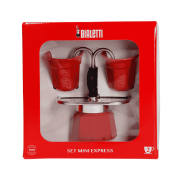 Bialetti Mini Express 2TZ + 2 filiżanki | CoffeeLove