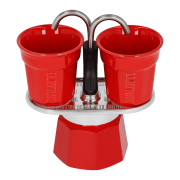 Bialetti Mini Express 2TZ + 2 filiżanki | CoffeeLove