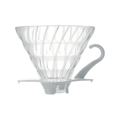 Hario dripper szklany biały v60-02 | CoffeeLove