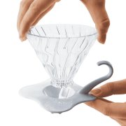 Hario dripper szklany biały v60-02 | CoffeeLove