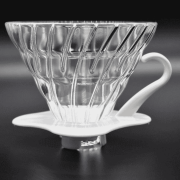 Hario dripper szklany biały v60-02 | CoffeeLove