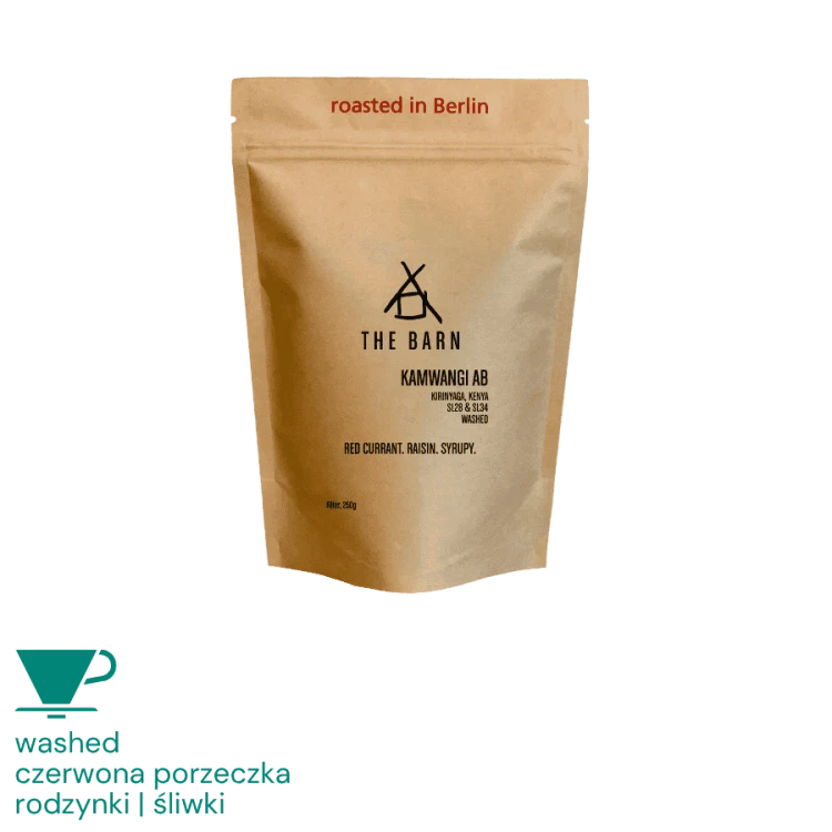 The Barn Kenia Kamwangi AB filter 250 g | CoffeeLove