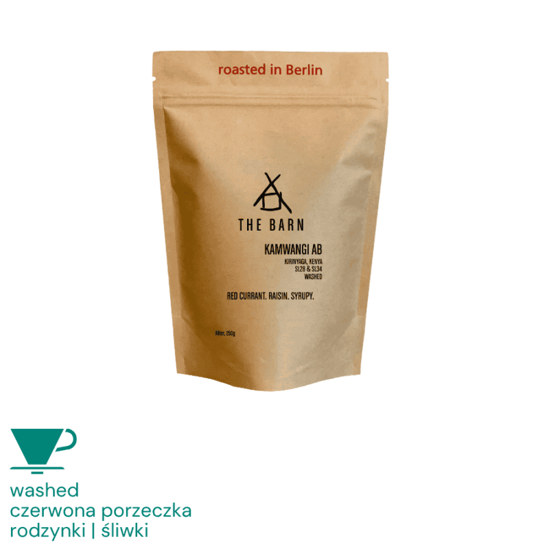 The Barn Kenia Kamwangi AB filter 250 g | CoffeeLove