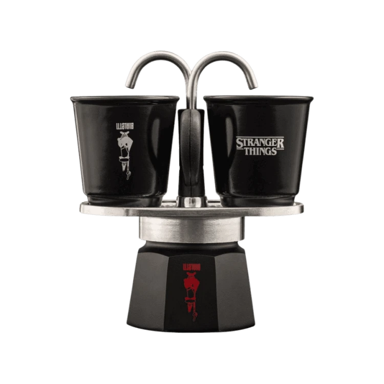 Bialetti Mini Express Stranger Things 2tz i 2 Filiżanki 90ml | CoffeeLove