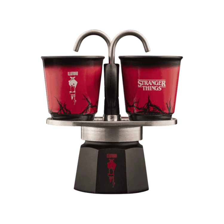 Bialetti Mini Express Stranger Things 2tz i 2 Filiżanki 90ml | CoffeeLove