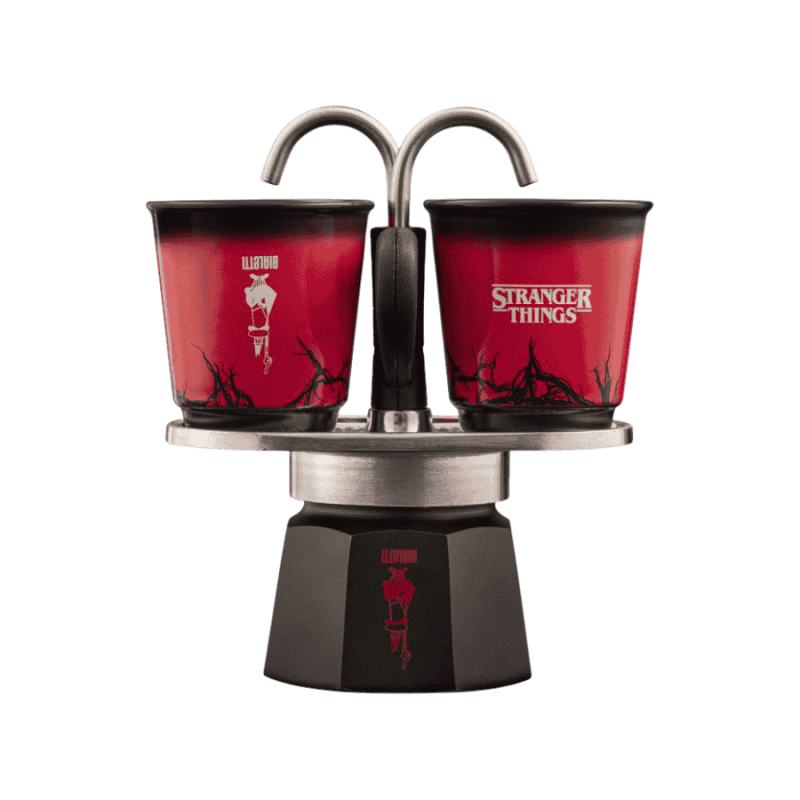 Bialetti Mini Express Stranger Things 2tz i 2 Filiżanki 90ml | CoffeeLove