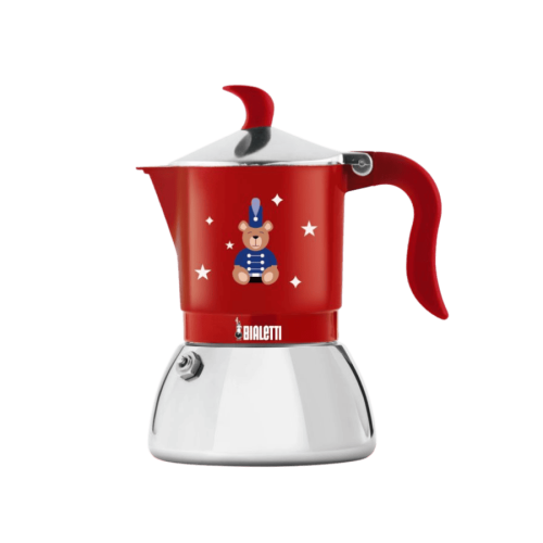 Bialetti Fiammetta Induction (2TZ) - kawiarka na indukcję (110 ml) Joyful Christmas czerwona