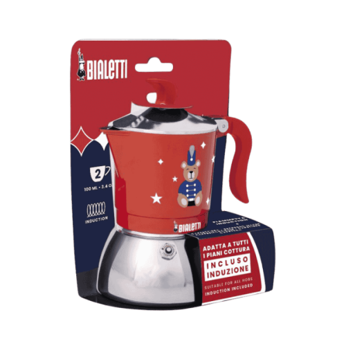 Bialetti Fiammetta Joyful Christmas czerwona 2TZ | CoffeeLove