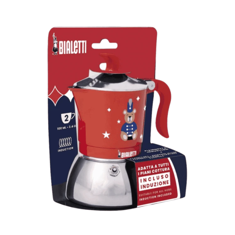 Bialetti Fiammetta Joyful Christmas czerwona 2TZ | CoffeeLove