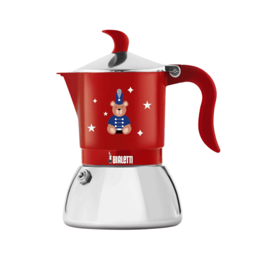 Bialetti Fiammetta Induction (4TZ) - kawiarka na indukcję (210 ml) Joyful Christmas czerwona