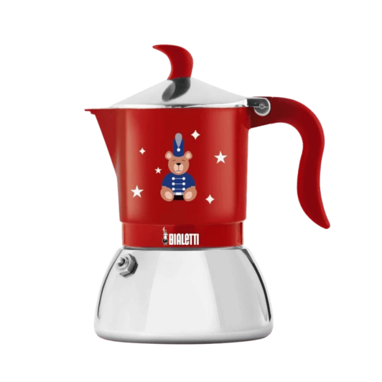 Bialetti Fiammetta Joyful Christmas czerwona 4TZ | CoffeeLove
