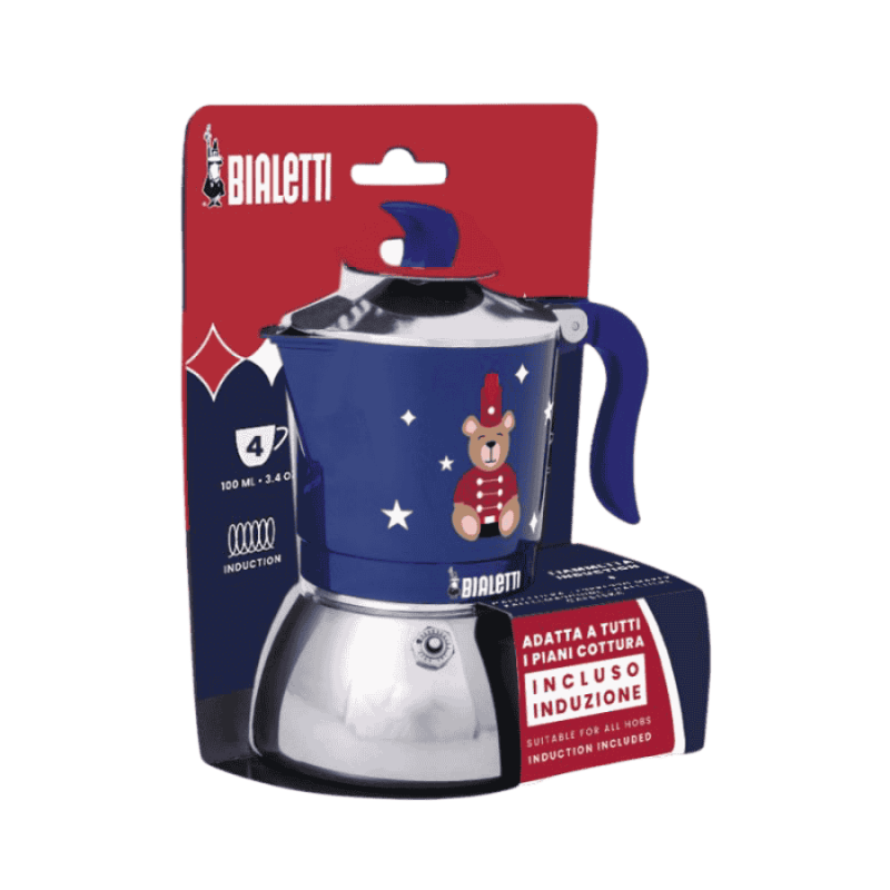 Bialetti Fiammetta Joyful Christmas niebieska 4TZ | CoffeeLove