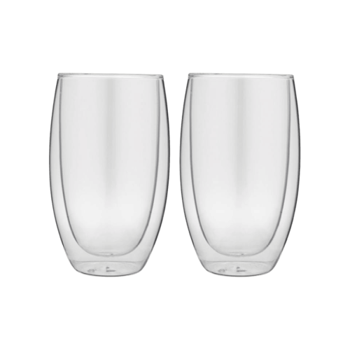 Forever Zestaw 2 filiżanki do latte 2 x 400 ml podwójna szklana ścianka