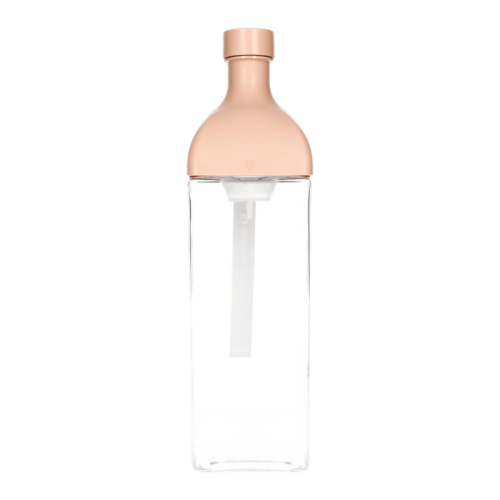 Hario Ka-Ku butelka z filtrem Cold Brew Tea 1.2 l różowa