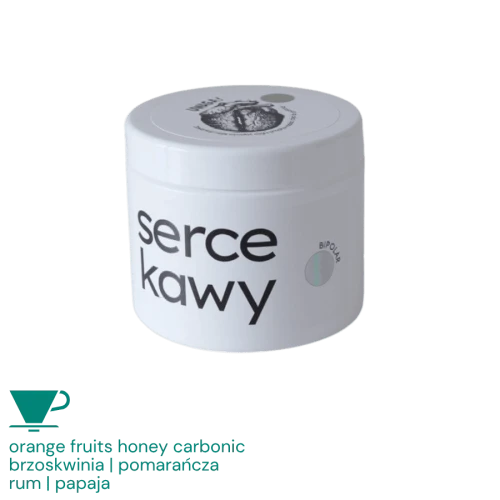 Serce Kawy Kolumbia Bipolar filter 200 g