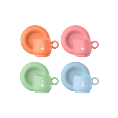 Bialetti Fruit Vibes zestaw 4 filiżanek 60 ml | CoffeeLove