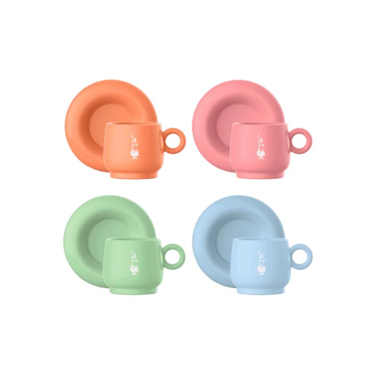 Bialetti Fruit Vibes zestaw 4 filiżanek 60 ml | CoffeeLove