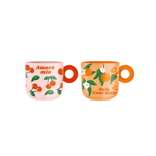 Bialetti Fruit Vibes zestaw 2 kubków 350 ml