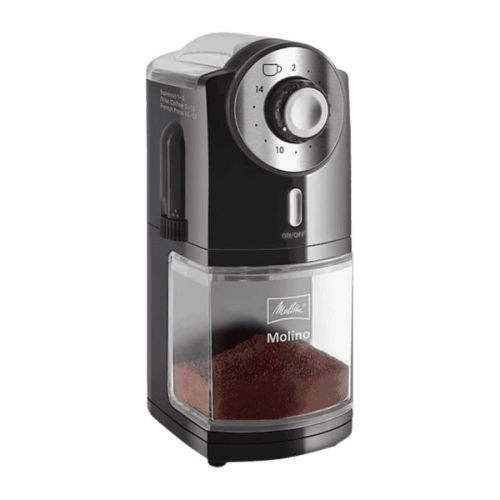 Melitta Molino automatyczny młynek do kawy czarny | CoffeeLove
