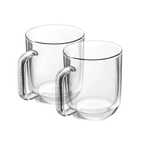 AeroPress Double Wall Glass Coffee Mug - kubki borokrzemowe - 2 szt. (360 ml)